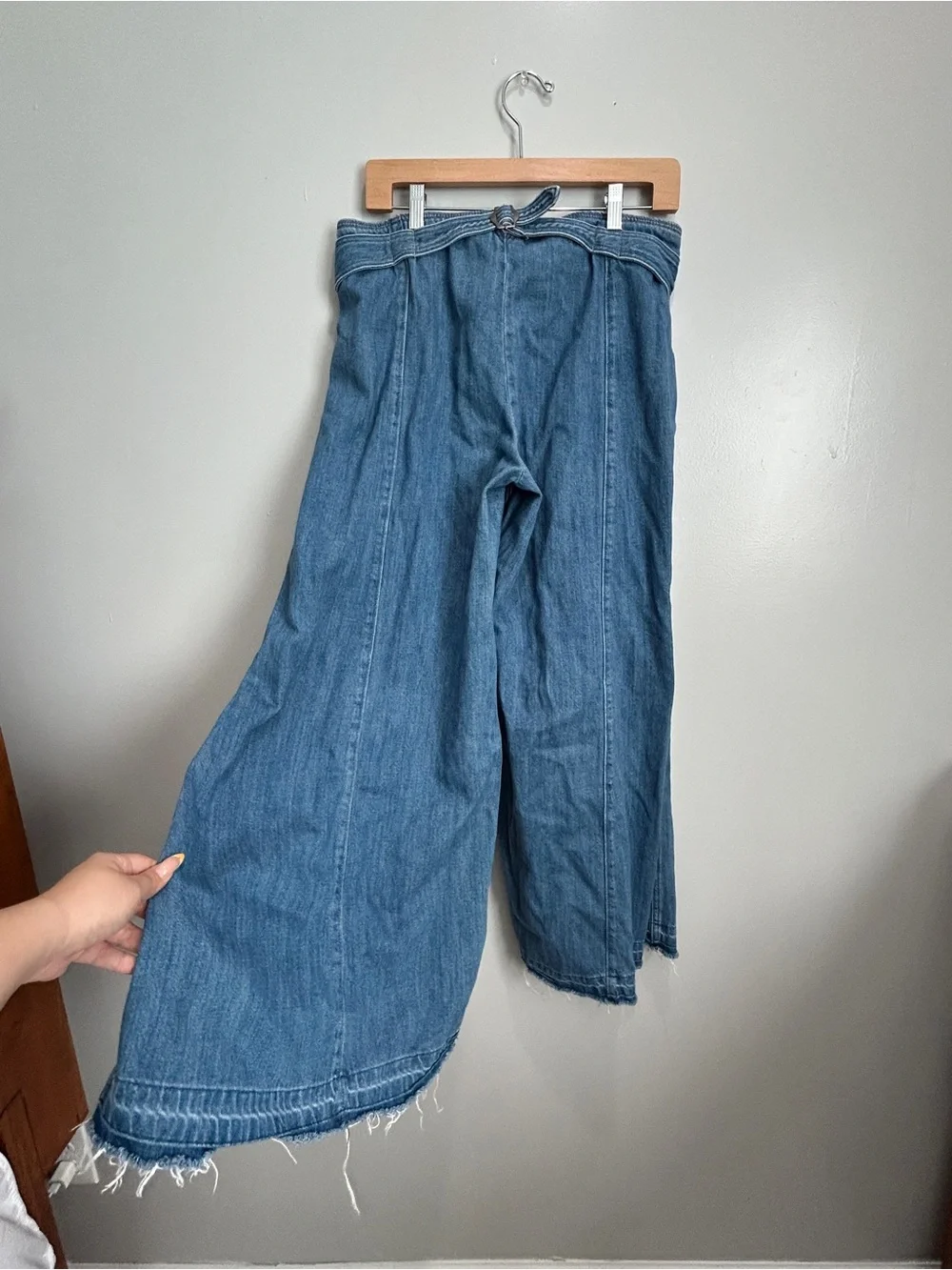 Free People Denim Wide Leg Jeans